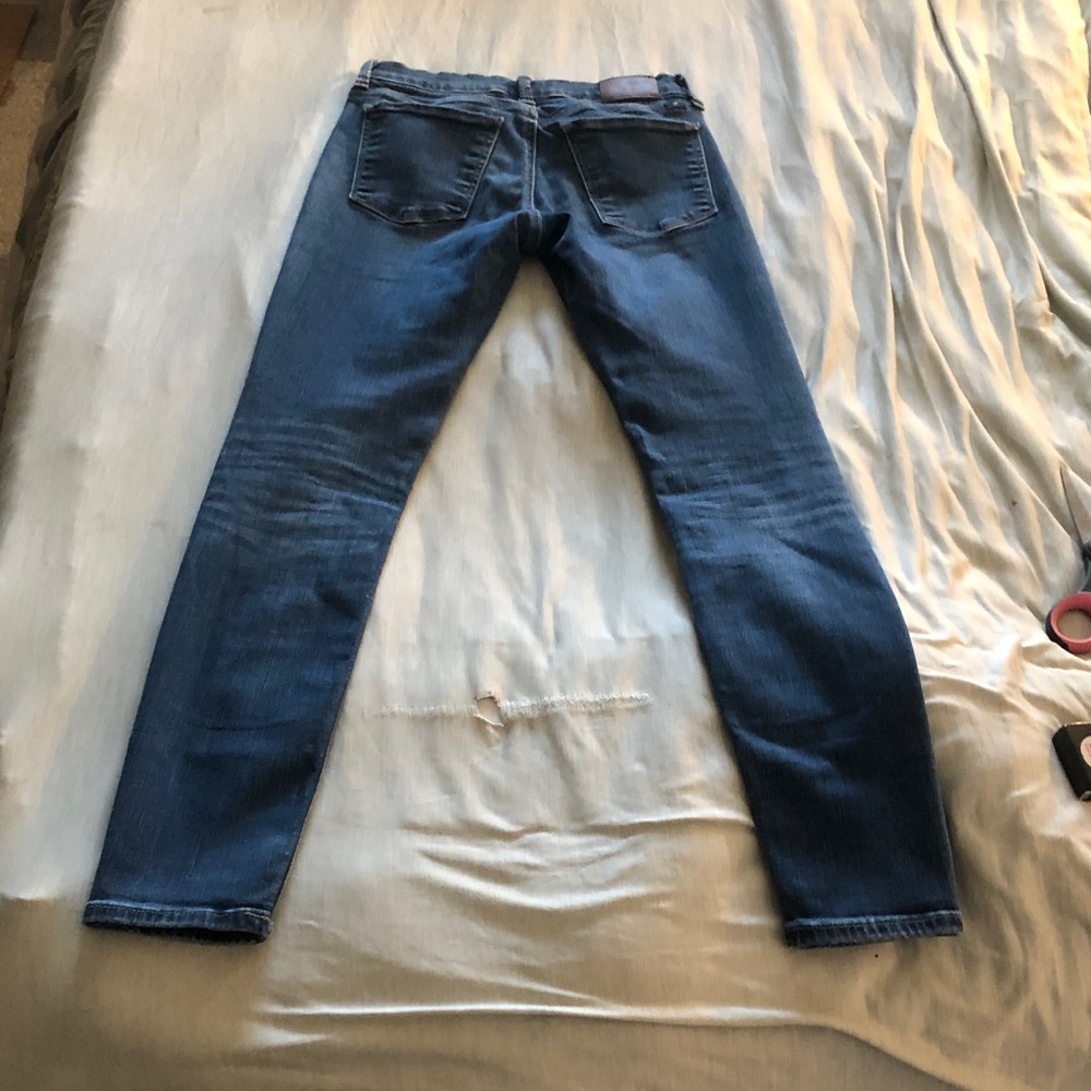 Lucky Brand Dark Blue Brook Skinny Jeans - Picture 5 of 8